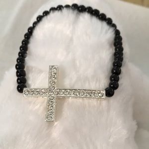 Side cross bracelet